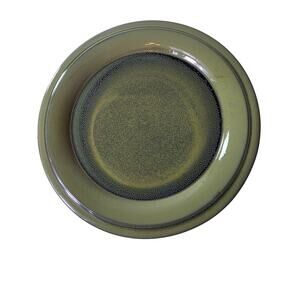 Set of 3  PRAIRIE by Interiors Balsam Green Heavy 11" Dinner Plates Indonesia